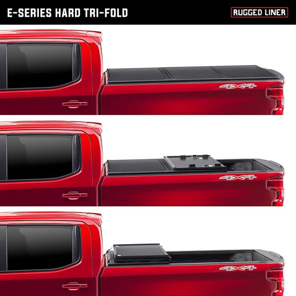 Rugged Liner E-Series Hard Folding Truck Bed Tonneau Cover  EH-T605  Fits 2005 - 2015 Toyota Tacoma 6  2  Bed (73.5 ) on Sale