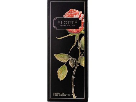 FLORTE Loose Green Tea - Rose Green Tea  (120g) Online now