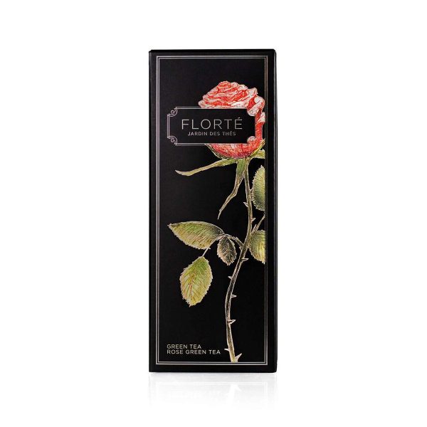 FLORTE Loose Green Tea - Rose Green Tea  (120g) Online now