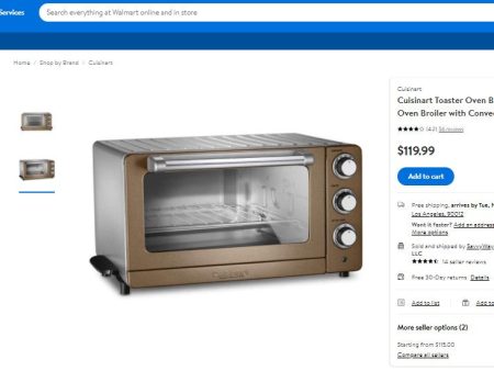 102221016 Cuisinart Toaster Oven Broilers Toaster Oven Broiler with Convection Online Hot Sale