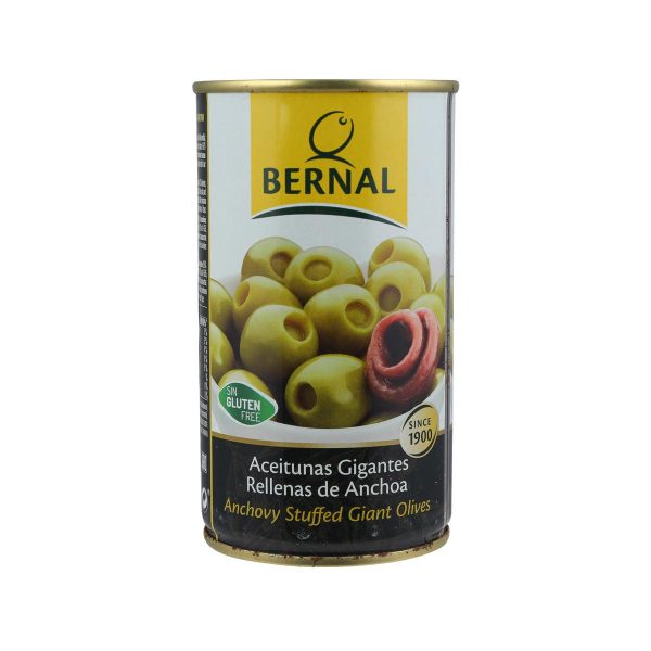 BERNAL Anchovy Stuffed Giant Olives  (350g) For Sale