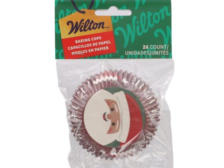 WILTON Xmas Baking Cups - Santa Sleigh All Day Hot on Sale