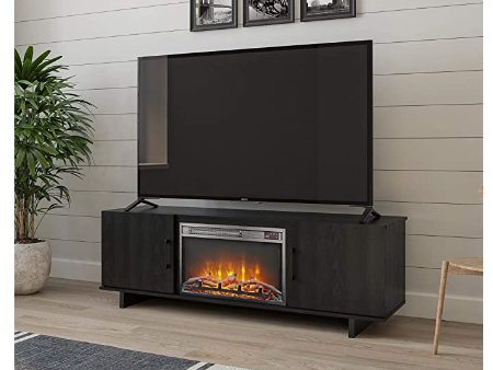 AI-Ameriwood Home Southlander TV Stand with Fireplace Hot on Sale