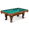 EastPoint Sports Masterton Billiard Pool Table - Green - 87 Inch - Features Durable Material with Built-In Leg Levelers Cheap