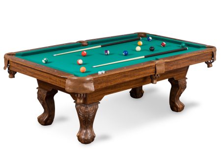 EastPoint Sports Masterton Billiard Pool Table - Green - 87 Inch - Features Durable Material with Built-In Leg Levelers Cheap